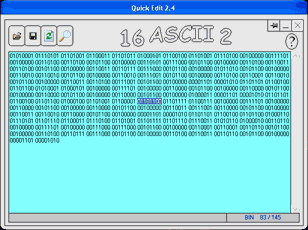 Screenshot программы 'Quick Edit v2.4'